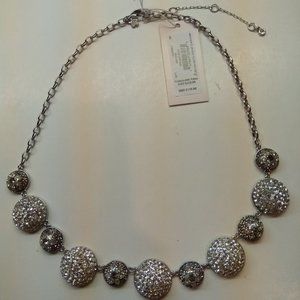 Kate Spade New Silver Dome Statement Necklace